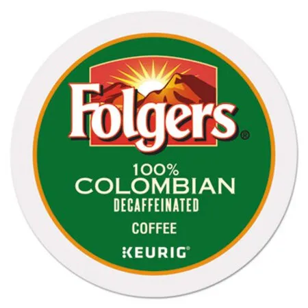Folgers - GMT-0570 - 100% Colombian Decaf Coffee K-cups, 24/box