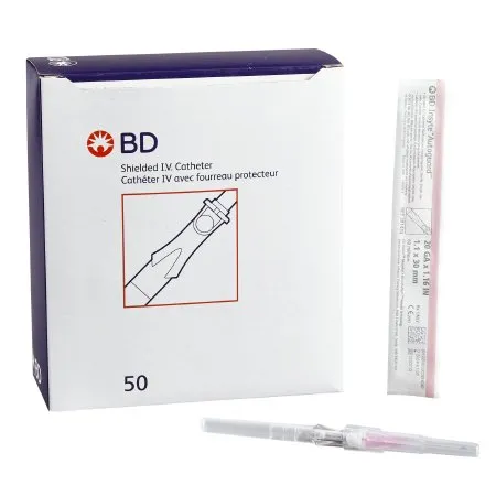 BD Becton Dickinson - Insyte Autoguard - 381434 -  Peripheral IV Catheter  20 Gauge 1.16 Inch Retracting Safety Needle