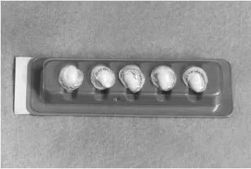 Teleflex - 200215 - Surgical Peanut Sponge X Ray Detectable Cotton / Gauze 3/8 Inch Diameter 5 Count Plastic Count Holder Sterile