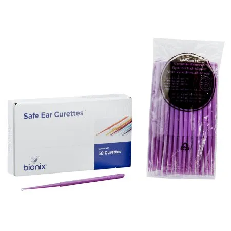 Bionix - VersaLoop - 4111 -  Ear Curette  6 Inch Length Round Handle 3 mm Tip Curved Flexible Teardrop Loop Tip