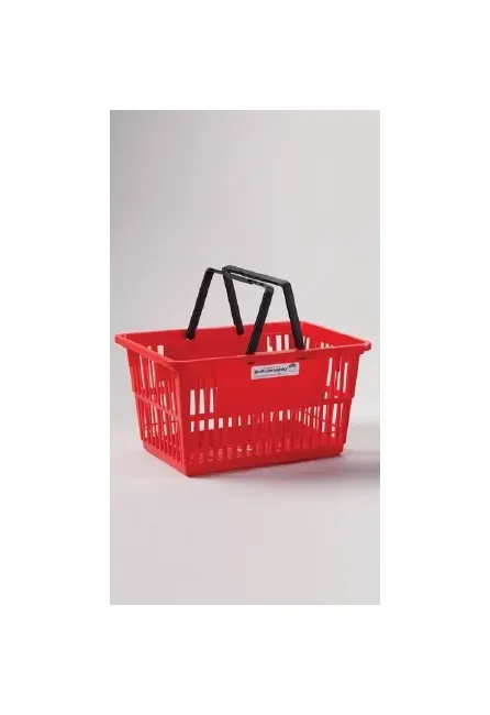 Health Care Logistics - 4024R - Tote Basket Red Plastic 10 X 13-1/4 X 19-1/4 Inch