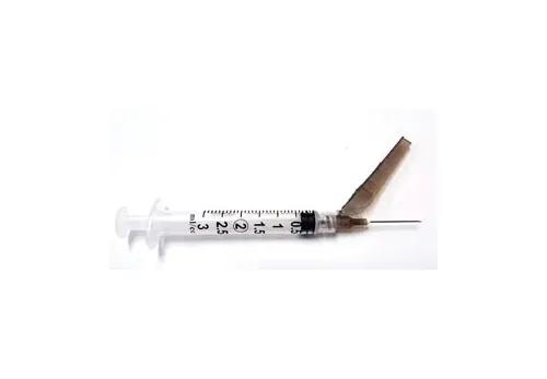 Exel - 27102 - Safety Syringe -3 mL- w- Safety Needle -22G x 1"- 50-bx 8 bx-cs