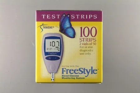 Abbott - FreeStyle Lite - 99073012101 - Blood Glucose Test Strips Freestyle Lite 100 Strips Per Pack