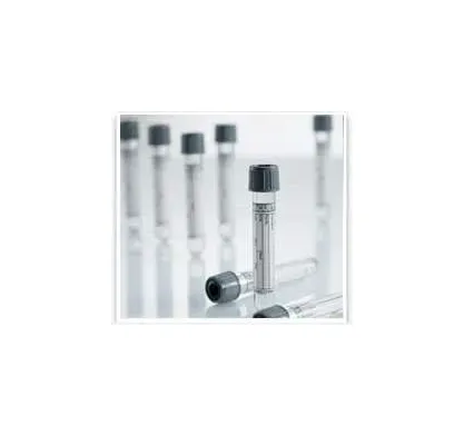 Greiner Bio-One - Vacuette - 456020 - VACUETTE Venous Blood Collection Tube Glucose Determination Sodium Fluoride / Potassium Oxalate Additive 13 X 100 mm 6 mL Gray / Black Ring Pull Cap Polyethylene Terephthalate (PET) Tube