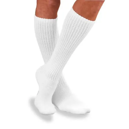 BSN Medical - JOBST Sensifoot - 110832 - Diabetic Compression Socks JOBST Sensifoot Knee High Medium White Closed Toe
