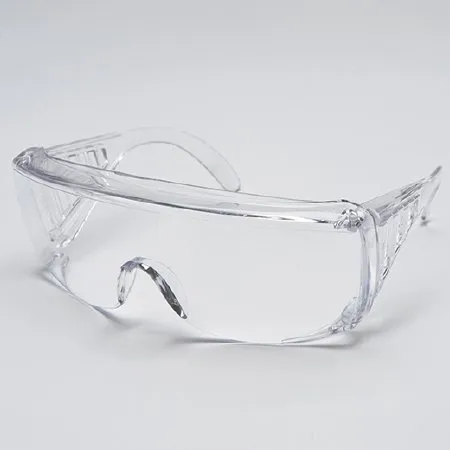 MCR Safety / Crews - Yukon - 9800D -  Safety Glasses  Wraparound Clear Tint Polycarbonate Lens Clear Frame Over Ear One Size Fits Most