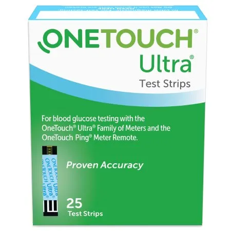 Lifescan - OneTouch Ultra 2 - 020994 -  Blood Glucose Test Strips  25 Strips per Pack