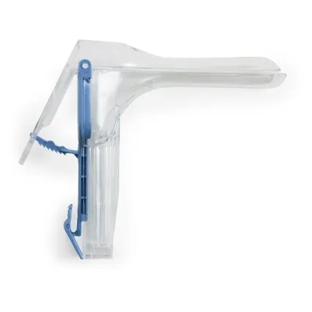 McKesson - 16-8312 - Vaginal Speculum Graves NonSterile Office Grade Acrylic Small Double Blade Duckbill Disposable Corded Light Source Compatible