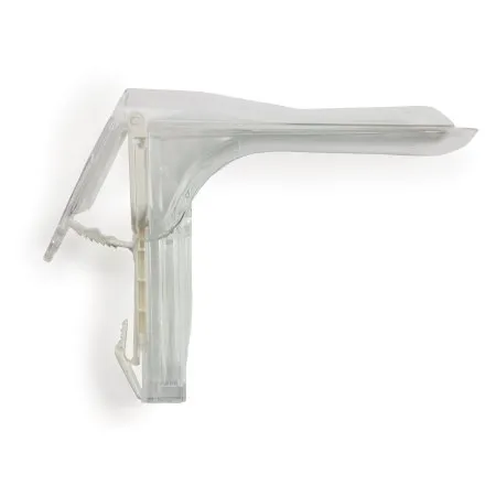 McKesson - 16-8314 - Vaginal Speculum Graves NonSterile Office Grade Acrylic Large Double Blade Duckbill Disposable Corded Light Source Compatible