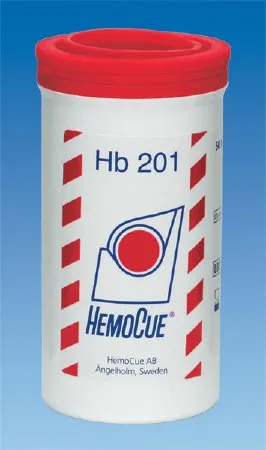 Hemocue - Hemocue Hb 201 - 111731 - Microcuvette Hemocue Hb 201 Hemoglobin (Hb) For Hemocue Photometers 50 Microcuvettes Per Vial 10 Μl