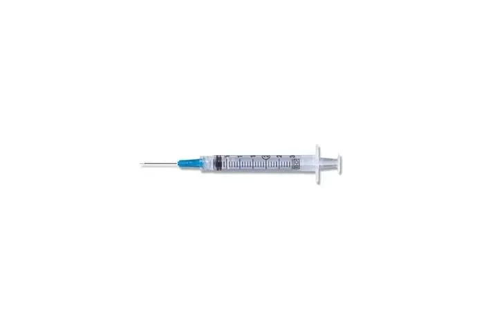 BD Becton Dickinson - 309575 - 3mL Luer Lok Syringe with PrecisionGlide Needle 21G x 1" L, Regular Bevel, Detachable