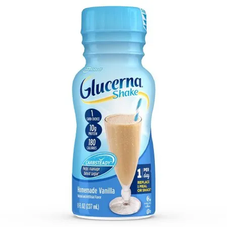 Abbott - 57801 - Glucerna Shake Vanilla Retail 8oz. Bottle