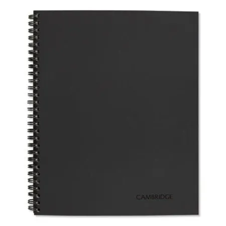 Cambridge - MEA-06064 - Wirebound Guided Action Planner Notebook, 1-subject, Project-management Format, Dark Gray Cover, (80) 11 X 8.5 Sheets