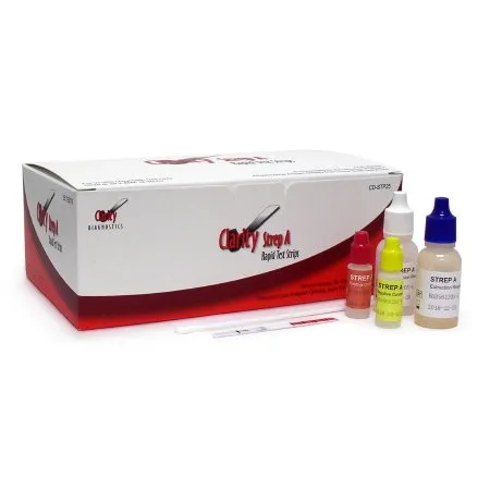 Clarity Diagnostics - Clarity - DTG-STP25 - Respiratory Test Kit Clarity Infectious Disease Immunoassay Strep A Test Throat Swab Sample 25 Tests CLIA Waived