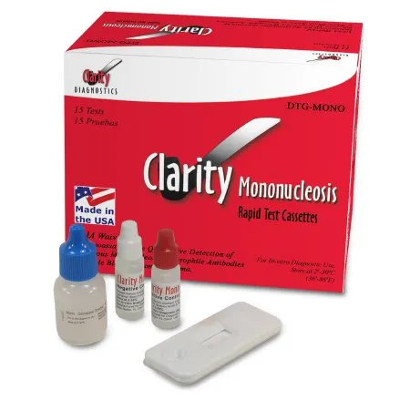 Clarity Diagnostics - DTG-MONO - CLARITY  Mononucleosis  &#147;CLIA Waived&#148;- Whole Blood Only