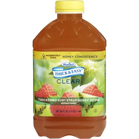 Hormel Food - Thick & Easy - 11840 - s  Thickened Beverage  46 oz. Bottle Kiwi Strawberry Flavor Liquid IDDSI Level 3 Moderately Thick/Liquidized