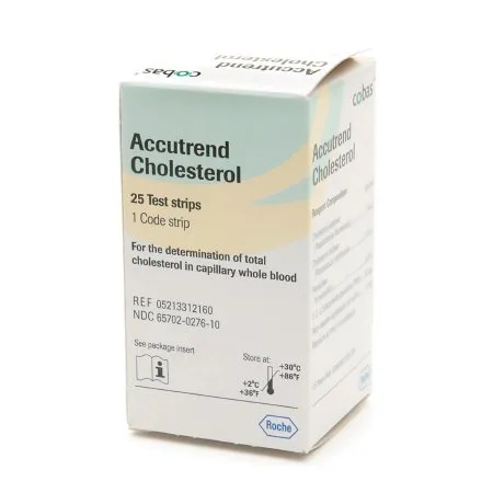 Roche Diagnostic Systems - From: 05213231160 To: 05213312160 - Roche Diagnosticsoration Accutrend Cholesterol Test Strips 25/Vial
