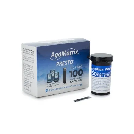 Agamatrix - Wavesense Presto - 8000-03337 - Blood Glucose Test Strips Wavesense Presto 100 Strips per Pack
