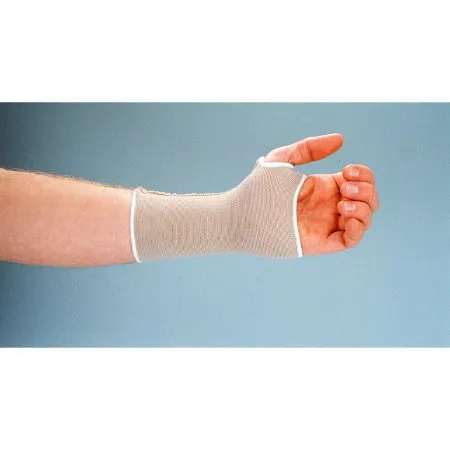 A-T Surgical Mfg Co - AT - 14 SMALL - Wrist / Hand Support At Elastic Left Or Right Hand Beige Small