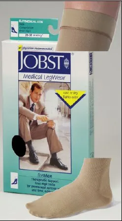 BSN Medical - JOBST for Men Classic - 110336 - Compression Socks JOBST for Men Classic Knee High Small Navy Closed Toe
