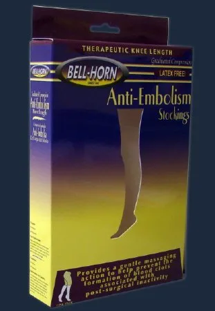 DJO DJOrthopedics - 11110S - DJO Anti embolism Stocking Thigh High Small Beige Closed Toe