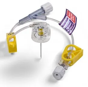 BD Becton Dickinson - PowerLoc Max - 2141910 - Huber Infusion Kits PowerLoc Max 19 Gauge 1 Inch 8 Inch Tubing Without Port