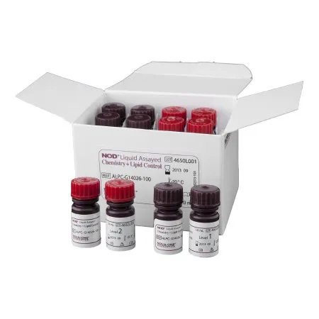 Nova-One Diagnostics - ALPC-G14026-100 - Liquid Assayed Control Kit Nod® General Chemistry Analytes 2 Levels 2 X 6 X 1 Ml