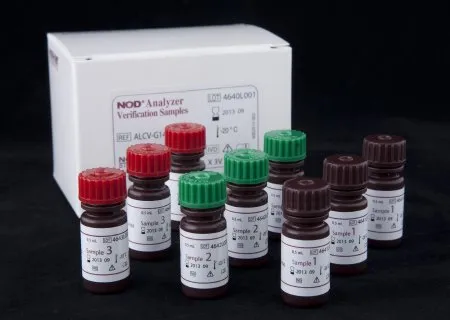 Nova-One Diagnostics - ALCV-G14033-050 - Verification Sample Kit Nod® 3 X 3 X 0.5 Ml For Piccolo Analyzer Liquid