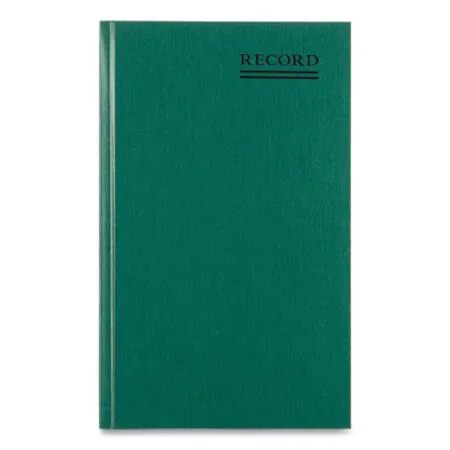 National - RED-56131 - Emerald Series Account Book, Green Cover, 12.25 X 7.25 Sheets, 300 Sheets/book