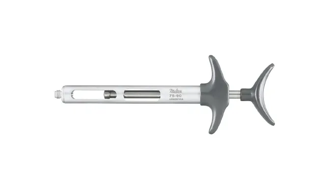 Integra Lifesciences - 76-90 - Self-aspirating Syringe Palm Pad Wing Grip Lightweight, 1.8 Cc, Palm Pad Wing Grip Or Grade