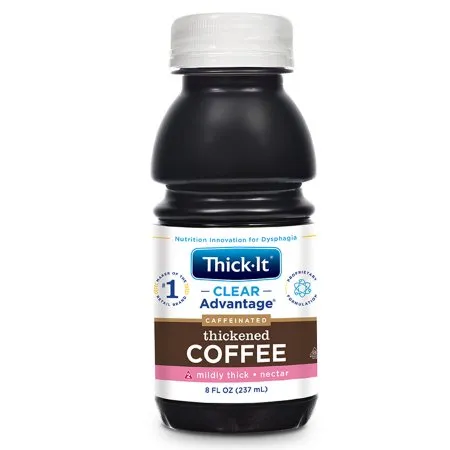 Kent Precision Foods - Thick-It Clear Advantage - B467-L9044 - Thickened Beverage Thick-It Clear Advantage 8 oz. Bottle Coffee Flavor Liquid IDDSI Level 2 Mildly Thick