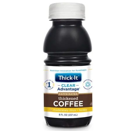 Kent Precision Foods - Thick-It Clear Advantage - B471-L9044 - Thickened Beverage Thick-It Clear Advantage 8 oz. Bottle Coffee Flavor Liquid IDDSI Level 3 Moderately Thick/Liquidized