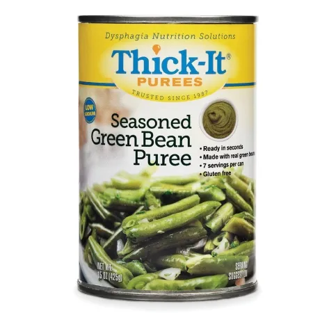 Kent Precision Foods - Thick-It - H305-F8800 - Thick It Thickened Food Thick It 15 oz. Can Seasoned Green Bean Flavor Puree IDDSI Level 4 Extremely Thick/Pureed