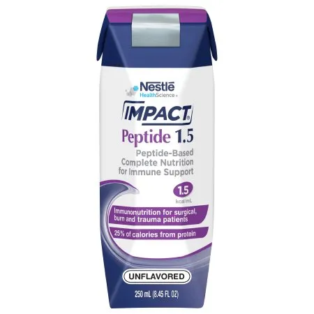Nestle Healthcare Nutrition - Impact Peptide 1.5 - 10043900974009 - Nestle  Tube Feeding Formula  Unflavored Liquid 250 mL Carton