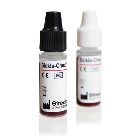 Streck Labs - 217654 - Sickle Cell Screening Test, Hemoglobin Electrophoresis Control Sickle-chex® Whole Blood Hgb S Positive Level / Negative Level 4 X 2.5 Ml