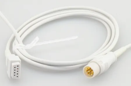 Sage Services Group - Curbell - E04-22M - Extension Cable Curbell 2.2 Meter, Reusable, 8-pin Connector Monitor Side, 9-pin Connector Sensor Side, 2.2 Meter