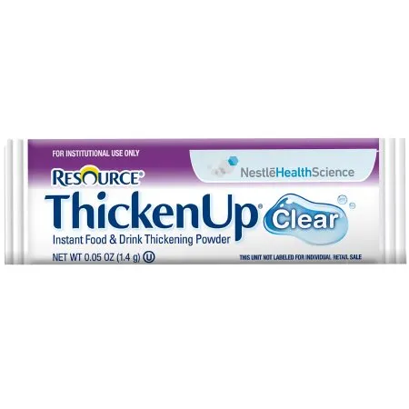 Nestle Healthcare Nutrition - Resource Thickenup Clear - From: 4390015193 To: 4390015195 - Nestle  Food and Beverage Thickener  1.4 Gram Individual Packet Unflavored Powder IDDSI Level 0 Thin