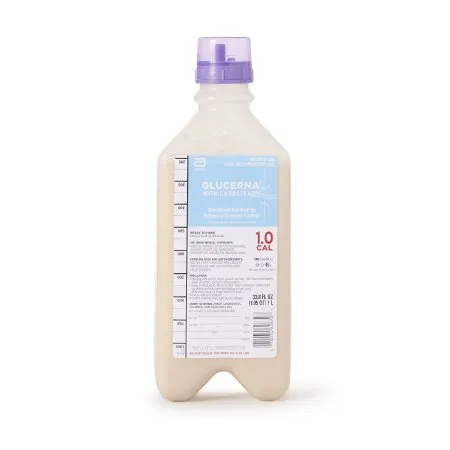 Abbott - Glucerna 1.0 - 62671 -  Tube Feeding Formula  Unflavored Liquid 33.8 oz. Bottle