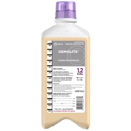 Abbott - Osmolite 1.2 Cal - 62693 - Tube Feeding Formula Osmolite 1.2 Cal Unflavored Liquid 1.5 Liter Bottle