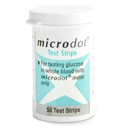 Cambridge Sensors USA - Microdot - 169-50 -  Blood Glucose Test Strips  50 Strips per Pack