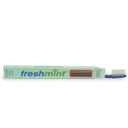 New World Imports - Freshmint - TBBX -  Toothbrush  Assorted Colors Adult Nylon
