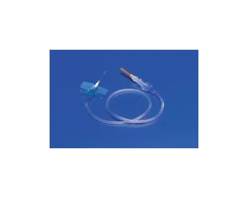 Cardinal Health - From: 8881225307 To: 8884476139 - Monoject Angel Wing Blood Collection Sets with Multi sample Luer Adapter 12" Tubing Length 23 Gauge x 3/4", Blue, Sterile