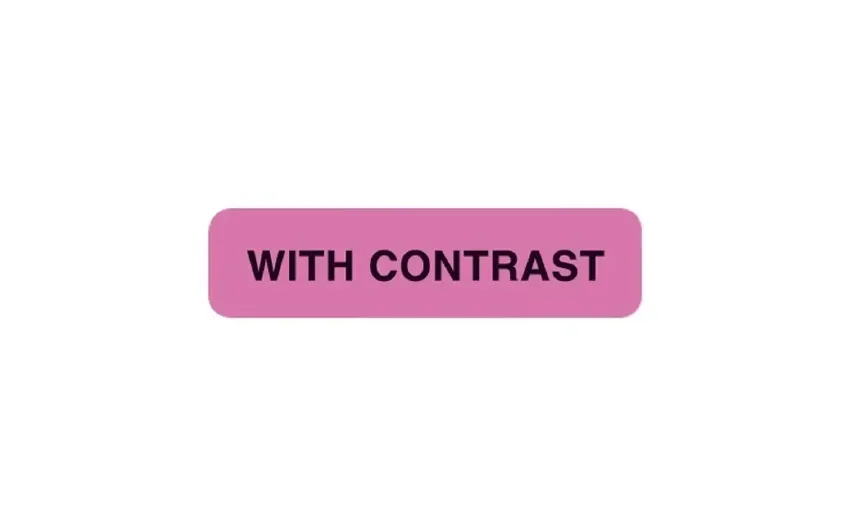 United Ad Label - UAL - ULNM134 - Pre-printed Label Ual Anesthesia Label Pink Paper With Contrast Black Medication Name 5/16 X 1-1/4 Inch
