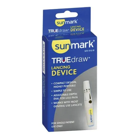 McKesson - sunmark - 56151014201 - Lancing Device Sunmark Push Button Activation Multiple Sites