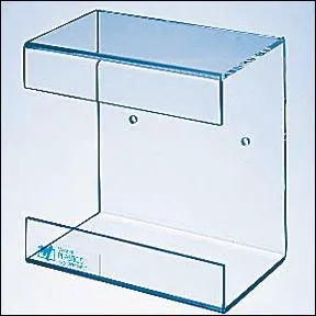 Fisher Scientific - Fisherbrand - 0666651 - Wipe Dispenser Fisherbrand Clear Acrylic Manual 1 Box Surface Mount