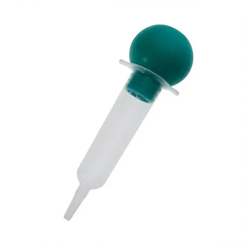 Amsino - AMSure - AS011P - International   Bulb Irrigation Syringe Catheter Tip with Protector Cap 60 cc, 5cc Graduation, Latex Free, Sterile