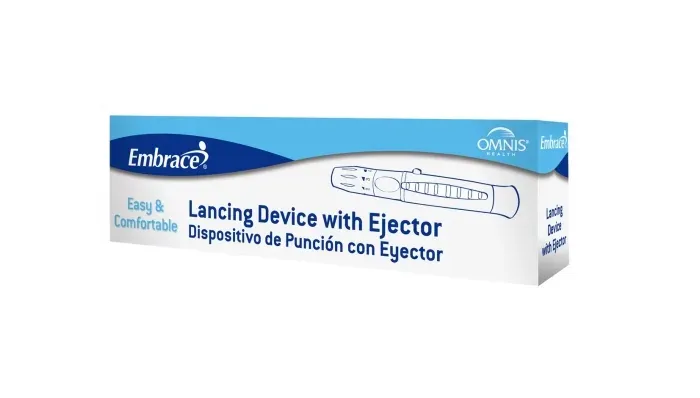 Omnis Health - APX02AB0122 - Lancing Device Embrace® Safety Lancet Needle