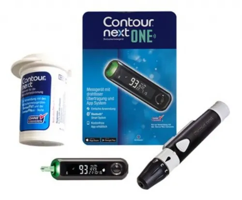 Ascensia - 7825 - Contour® Next One Meter Glucose For Diabetes Care With Bluetooth -Continental Usplushi  Pr Only-