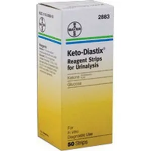 Ascensia Diabetes Care Us - 2883 - Keto-Diastix Reagent Strip, Glucose and Ketone