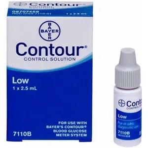 Ascensia Diabetes Care Us - 7110B - Contour Low Level Control Solution 2-1/2mL